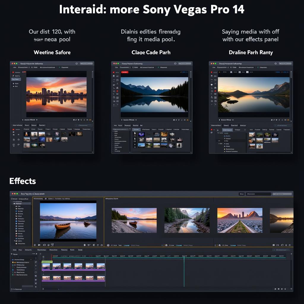 Vegas Pro 14 Interface