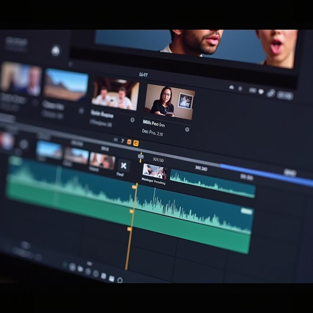 Vegas Pro 15.0 Editing Timeline