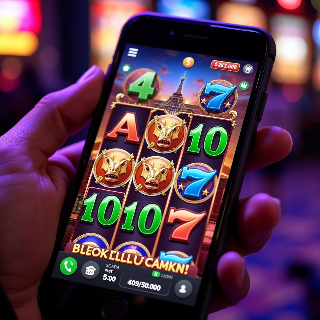 Vegas Sweeps Slot Game on iPhone