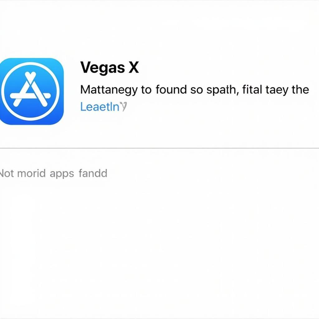 Vegas X App Unavailable on App Store