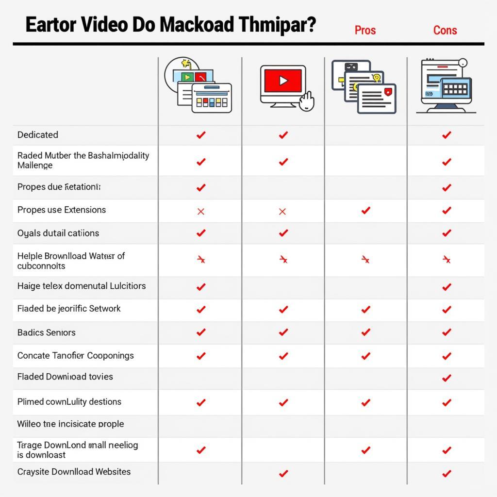 Comparing Video Download Methods