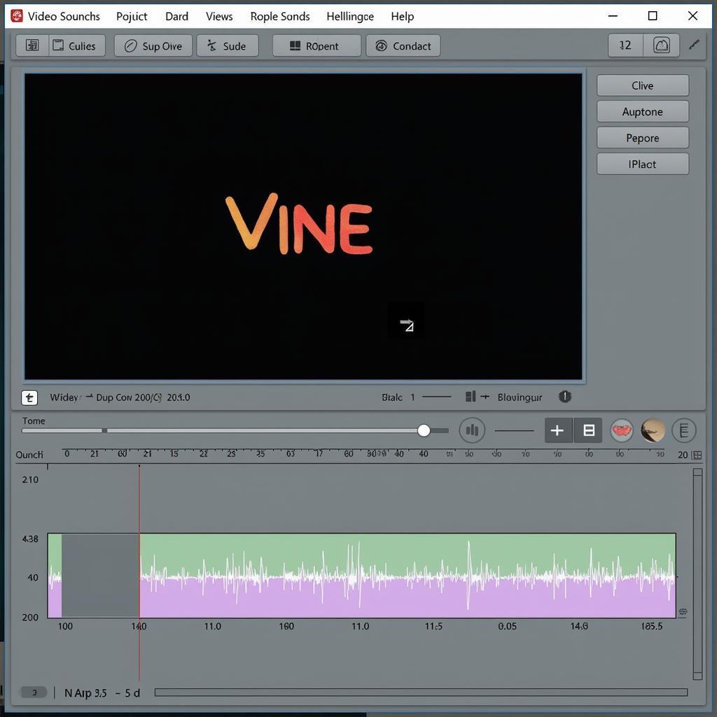 Vine Sound Effects in Video Editing