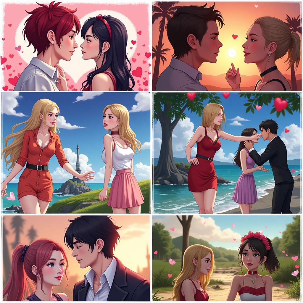 virtual romance game options