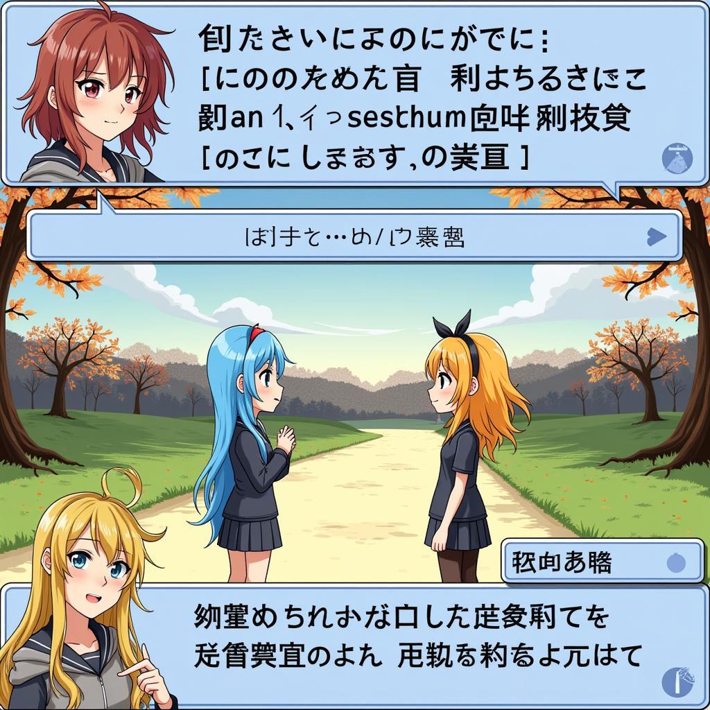 Visual Novel Gameplay