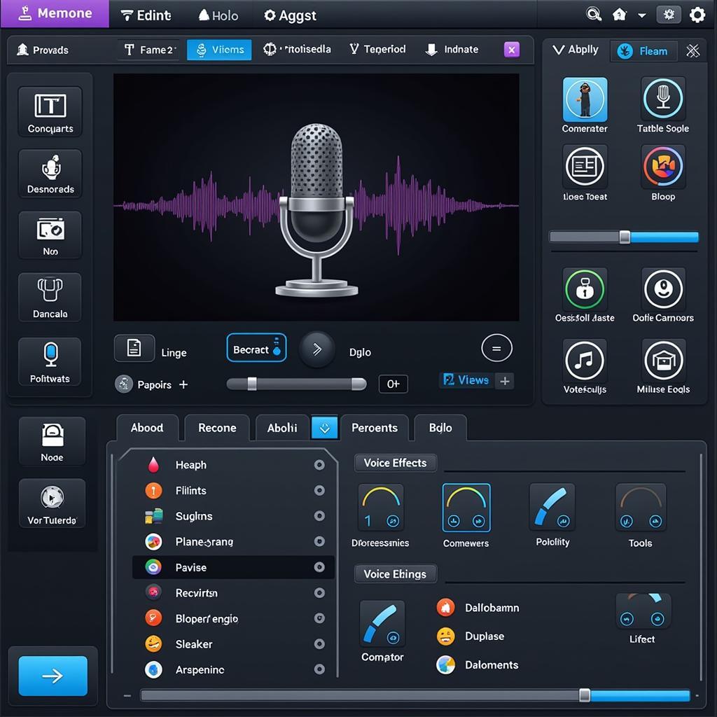 Voice Mod Software Interface