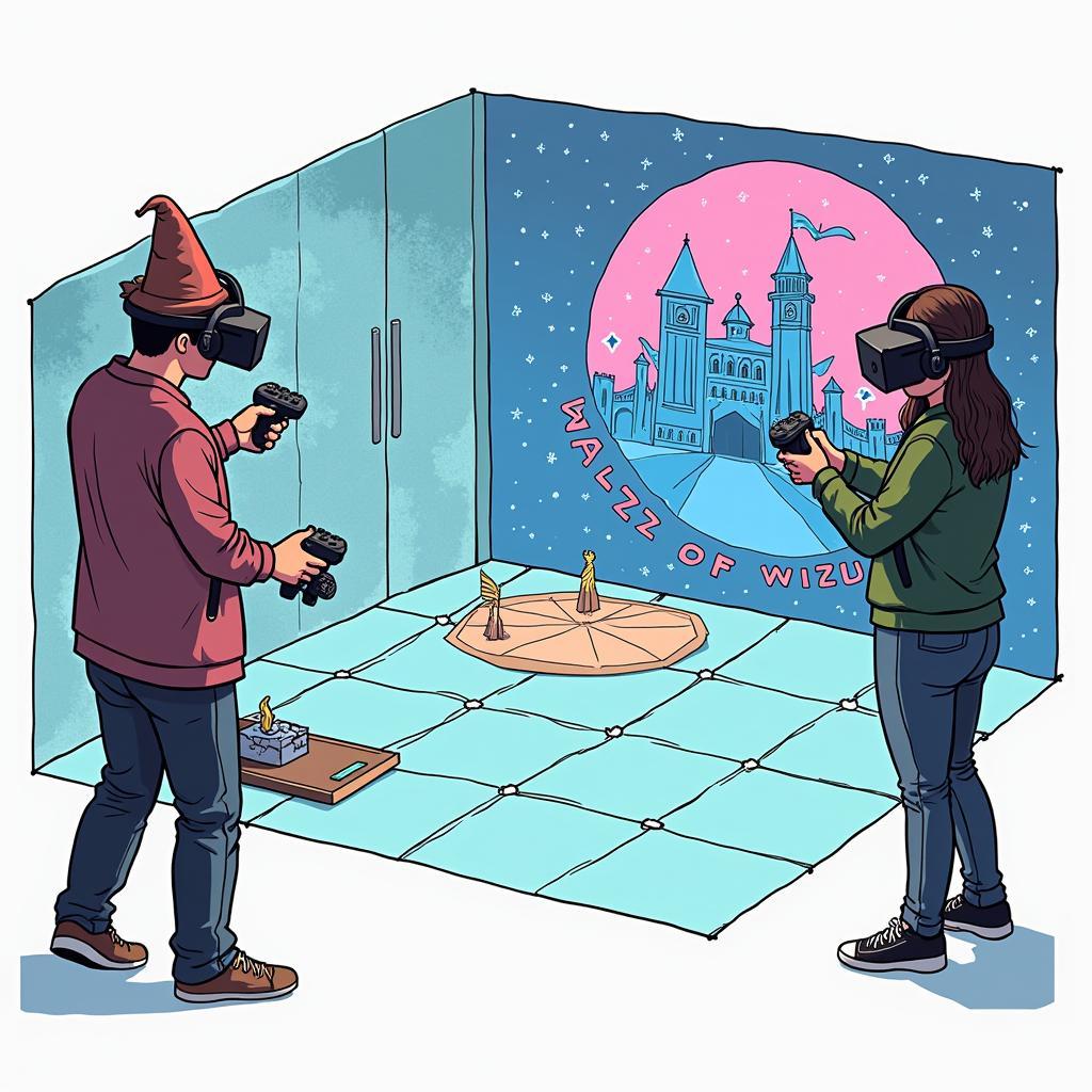 VR setup for Waltz of the Wizard