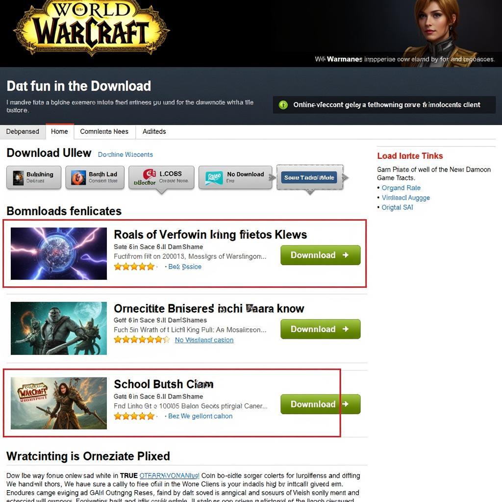 Warmane download page