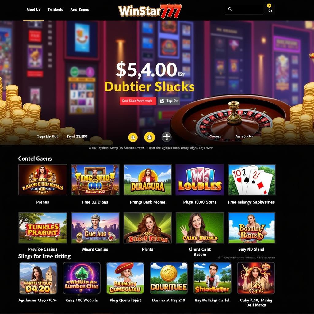 Winstar 777 Game Lobby