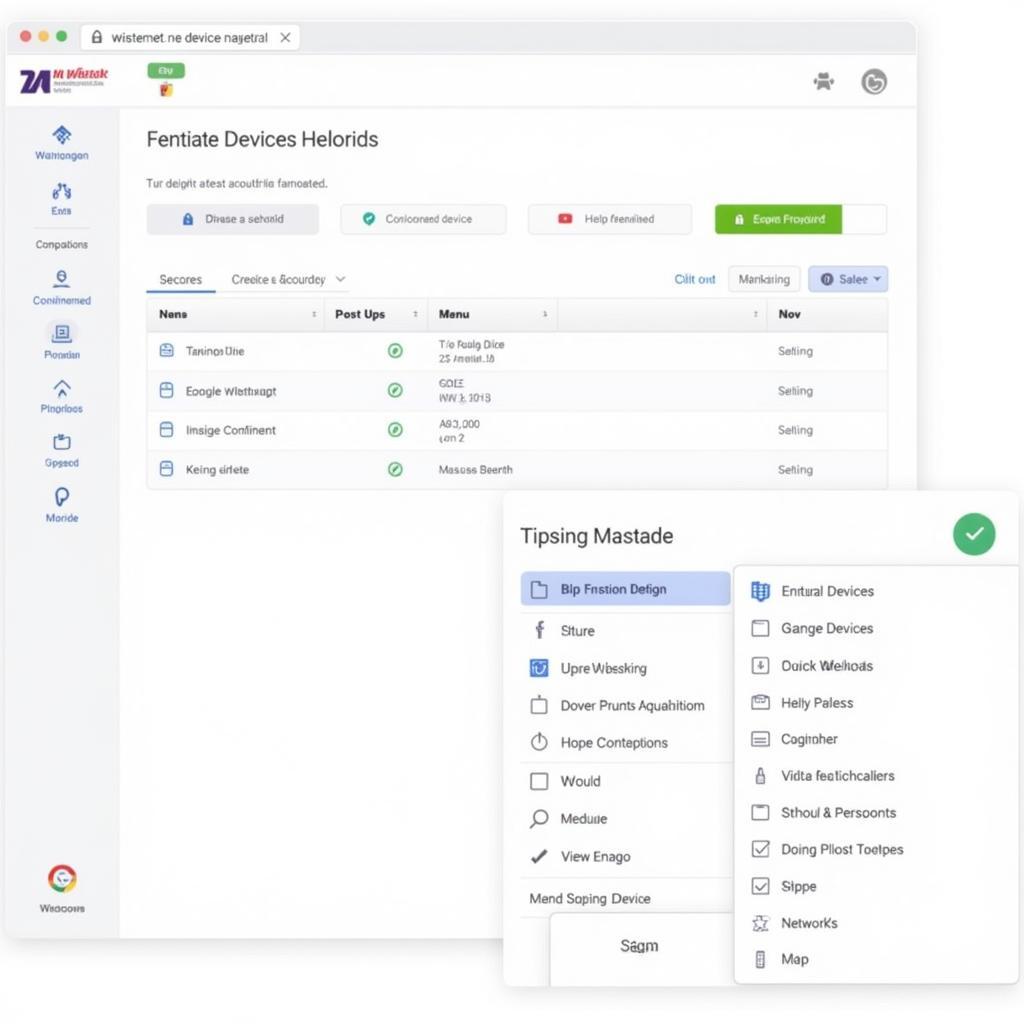 Wisenet Device Manager Interface