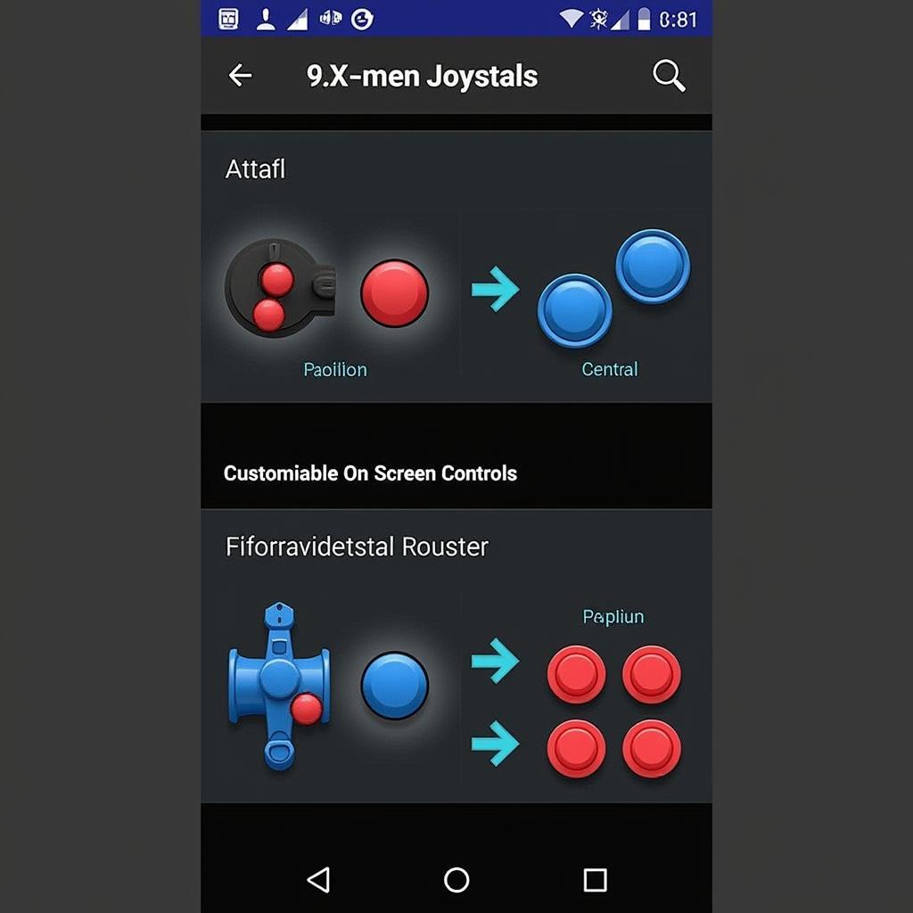 X-Men Arcade Controls