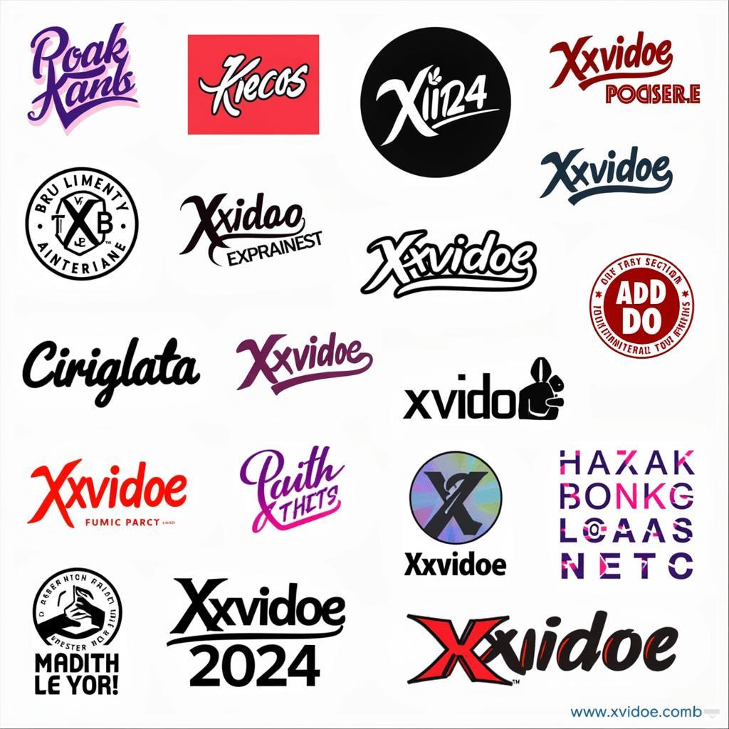 Xxvidoe Logo Design Inspiration