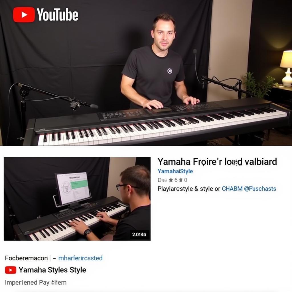 Yamaha Style Tutorial on YouTube