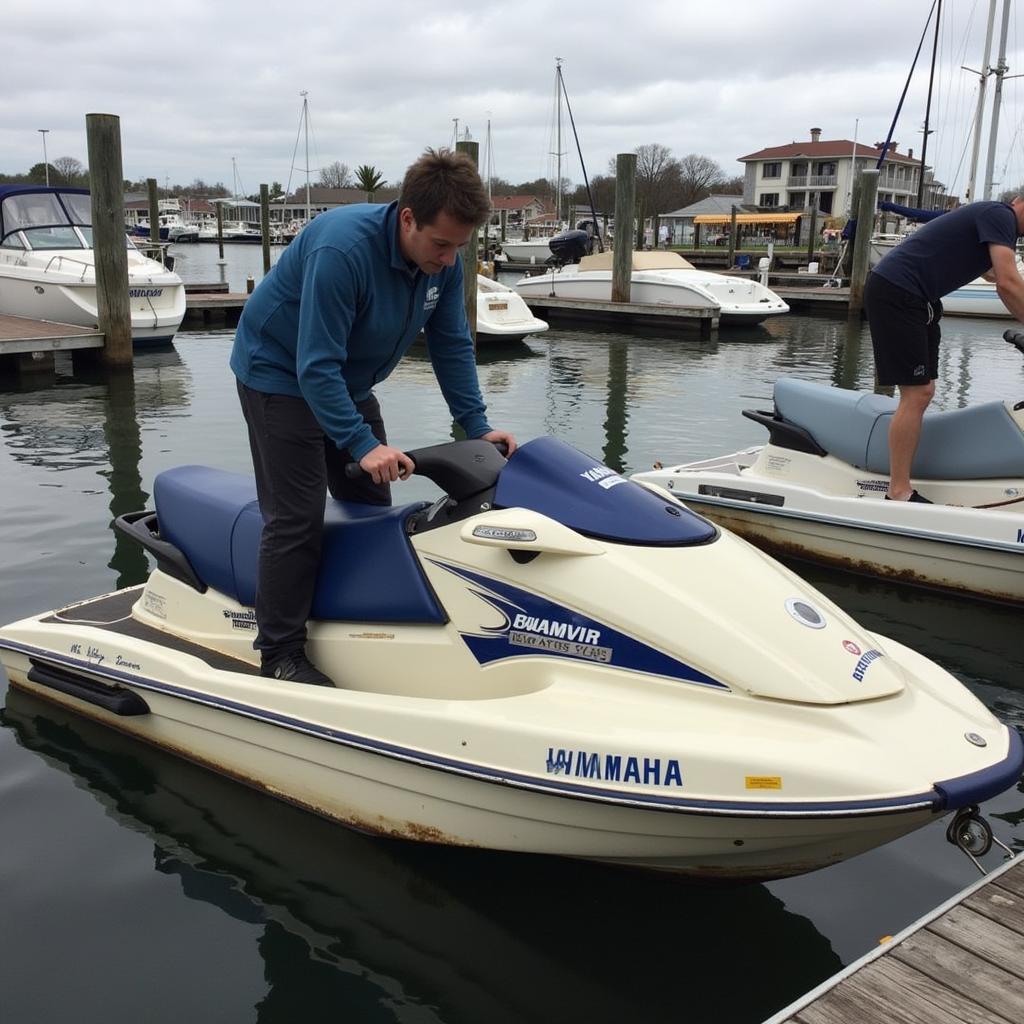 Performing Maintenance on a 1992 Yamaha WaveRunner 500