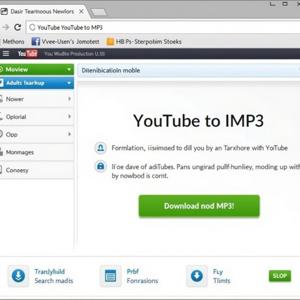 User-friendly YouTube to MP3 Converter Interface