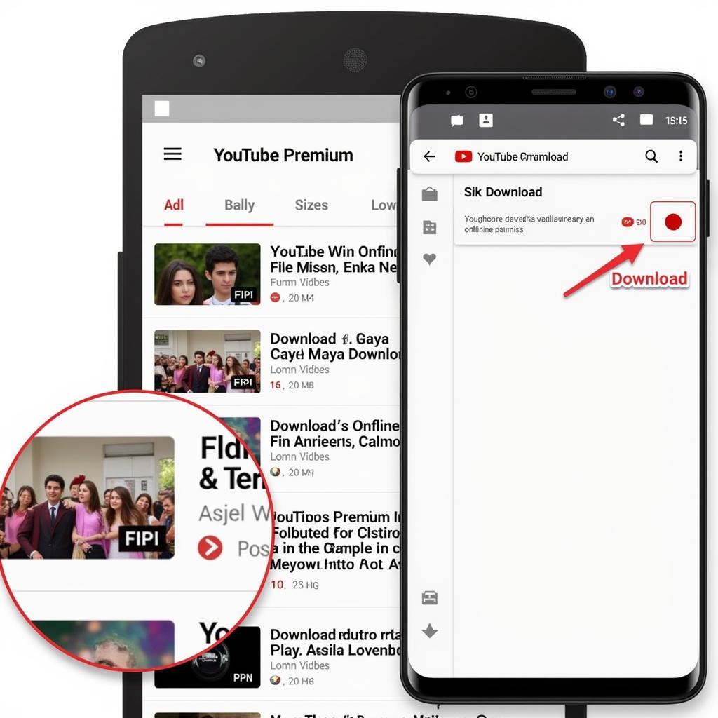 YouTube Premium Offline Download Feature on Android