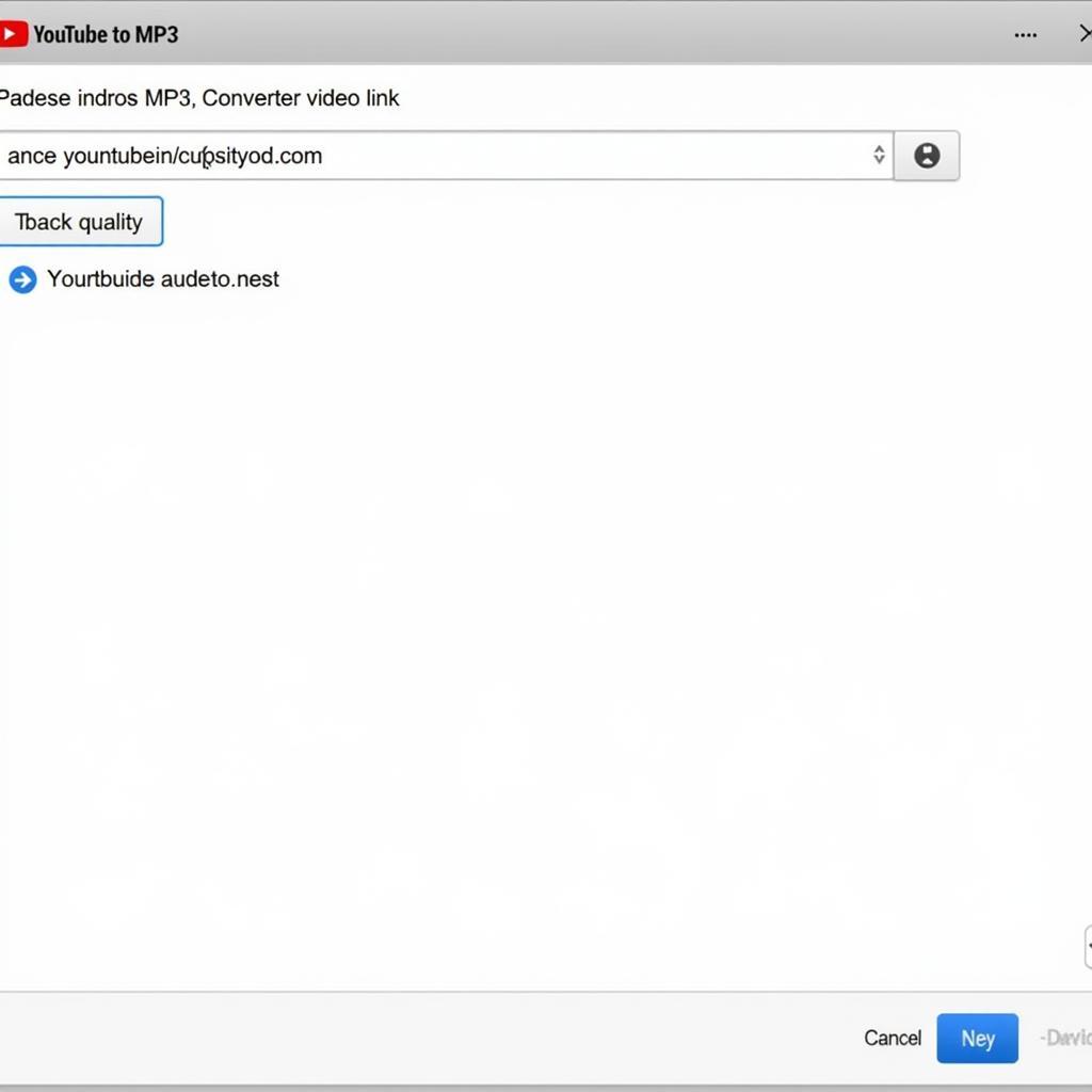 youtube to mp3 converter website interface