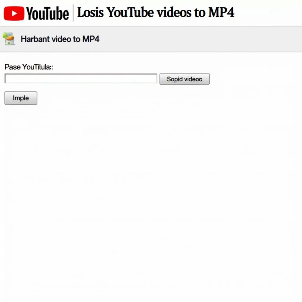 Website with a YouTube video converter