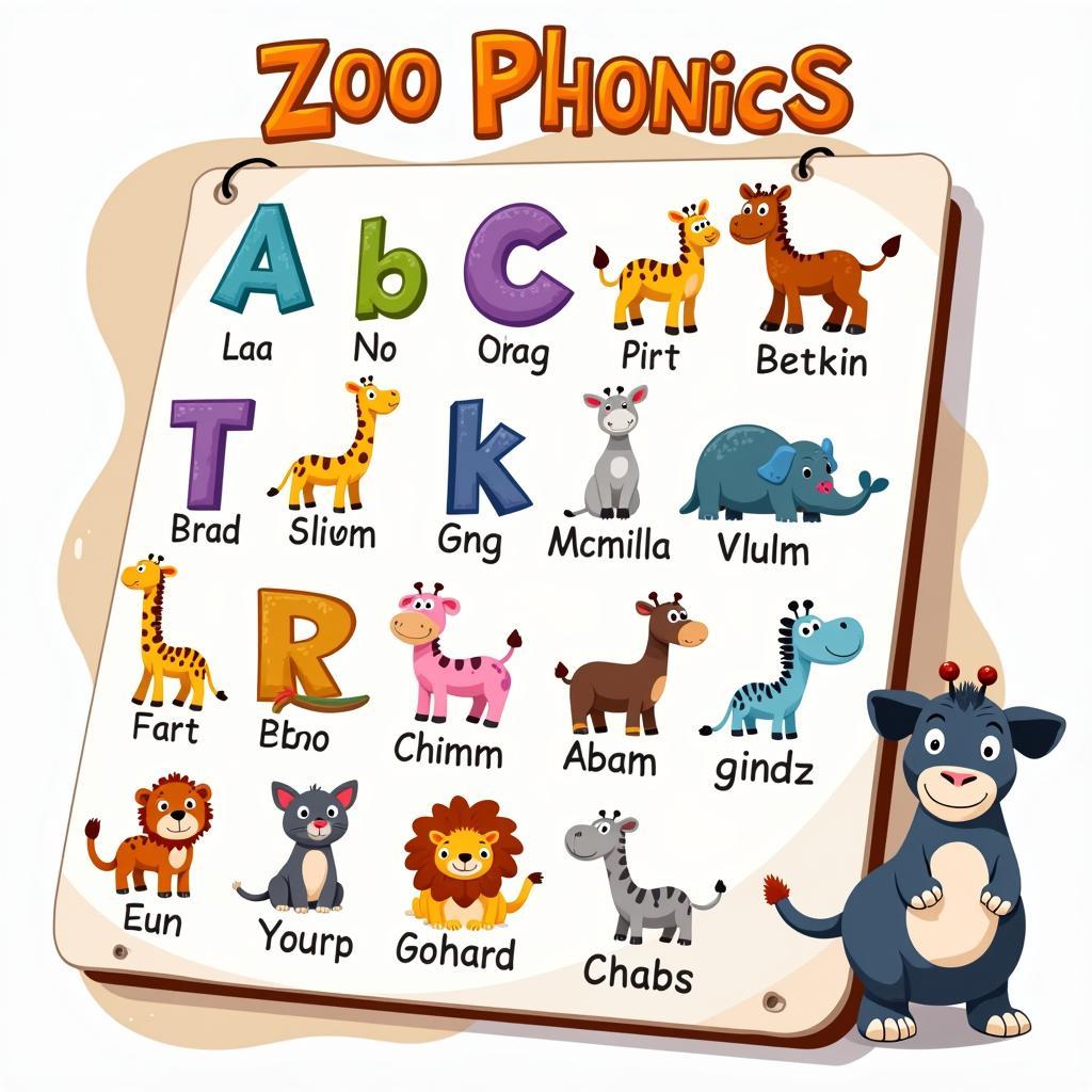 Zoo Phonics Animal Chart