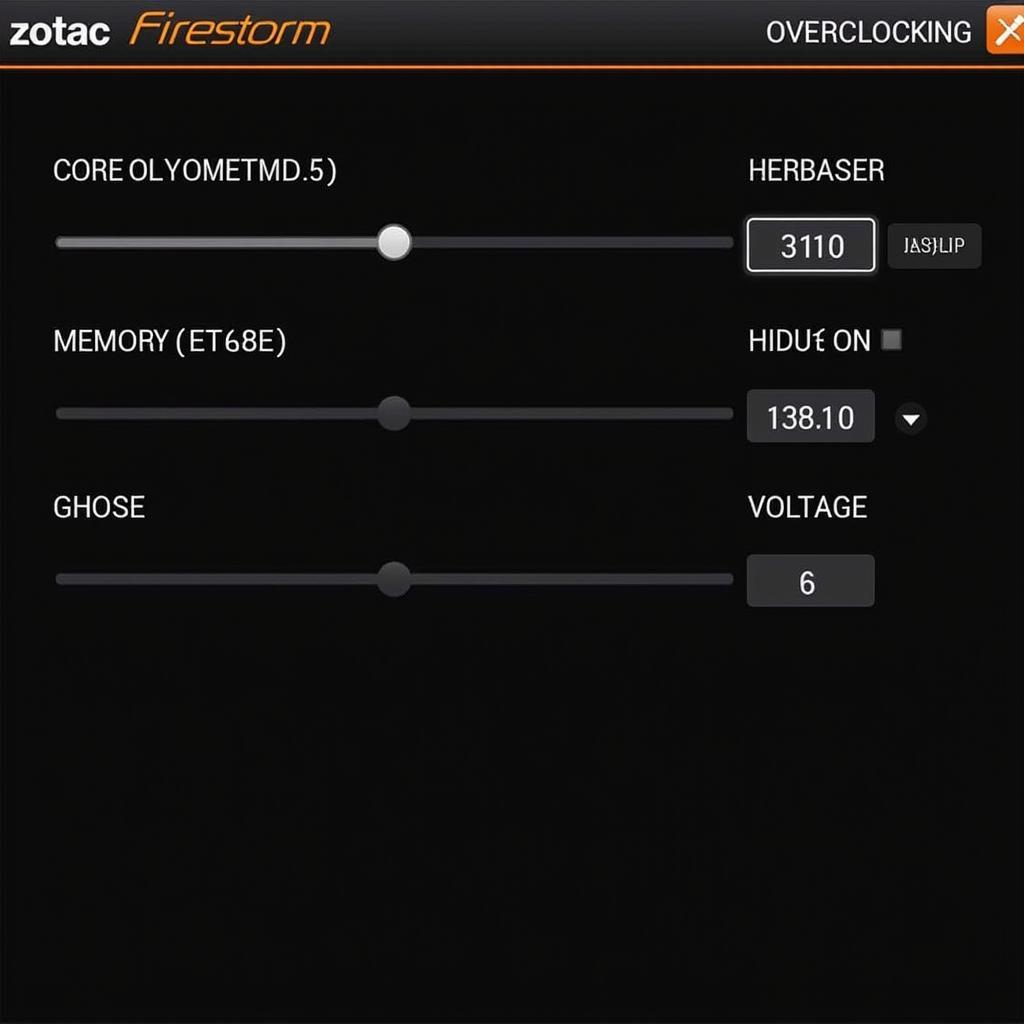 Zotac Firestorm Overclocking Settings