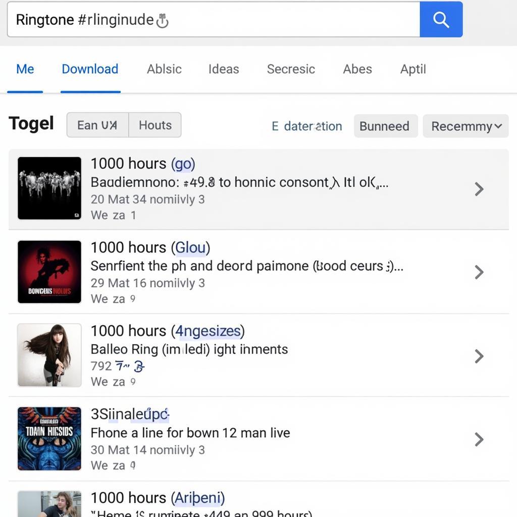 Zedge search results for 10000 hours ringtone