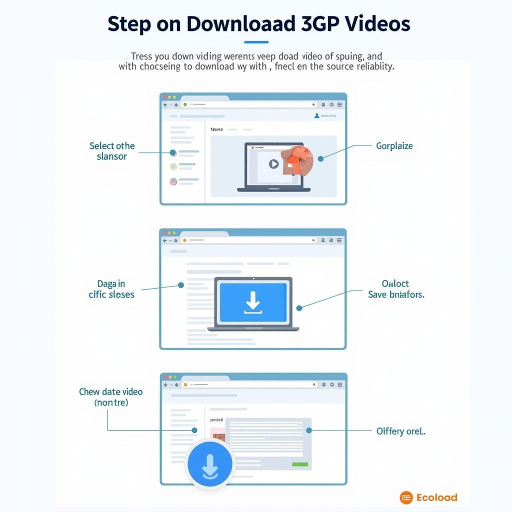 3GP Video Download Process: Step-by-step guide illustrating how to download 3GP videos from various platforms, highlighting important considerations for safe and efficient downloads.