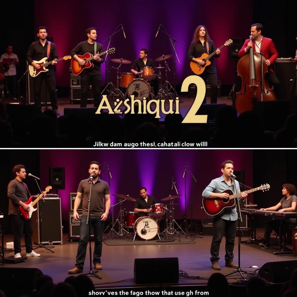 A Live Performance of Aashiqui 2 Songs on Stage with Musicians and Singers