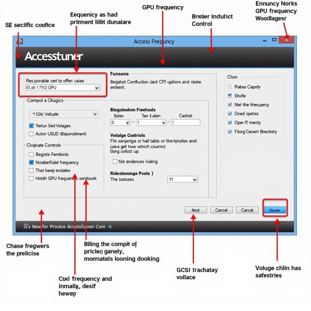 Accesstuner Interface Overview