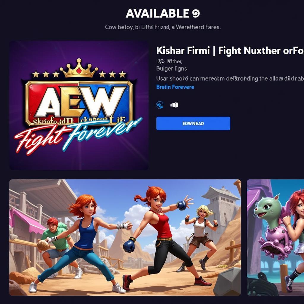 AEW: Fight Forever PC Download Screenshot