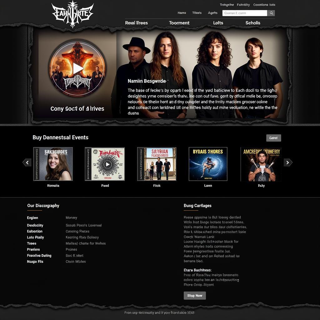 Agape Gospel Band Official Website Screenshot