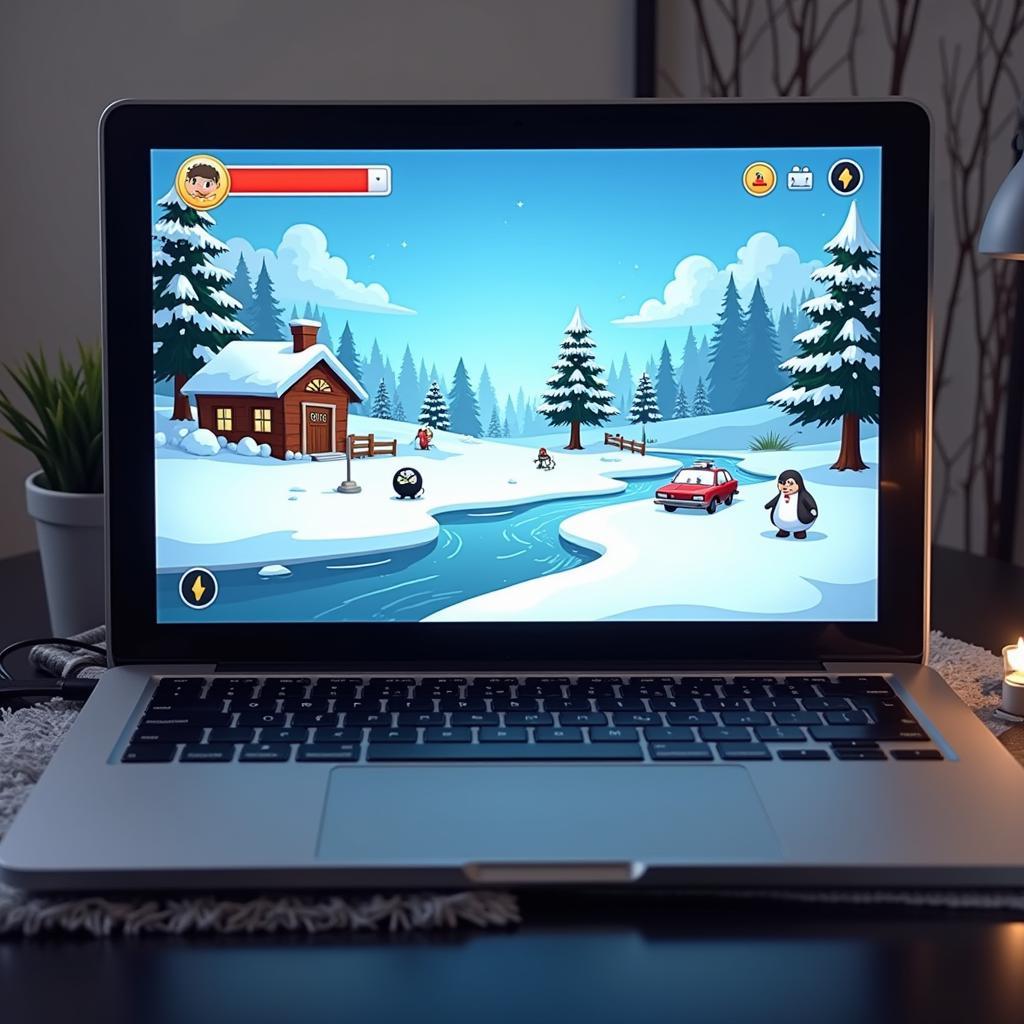 Android Emulator Running Winter Memories