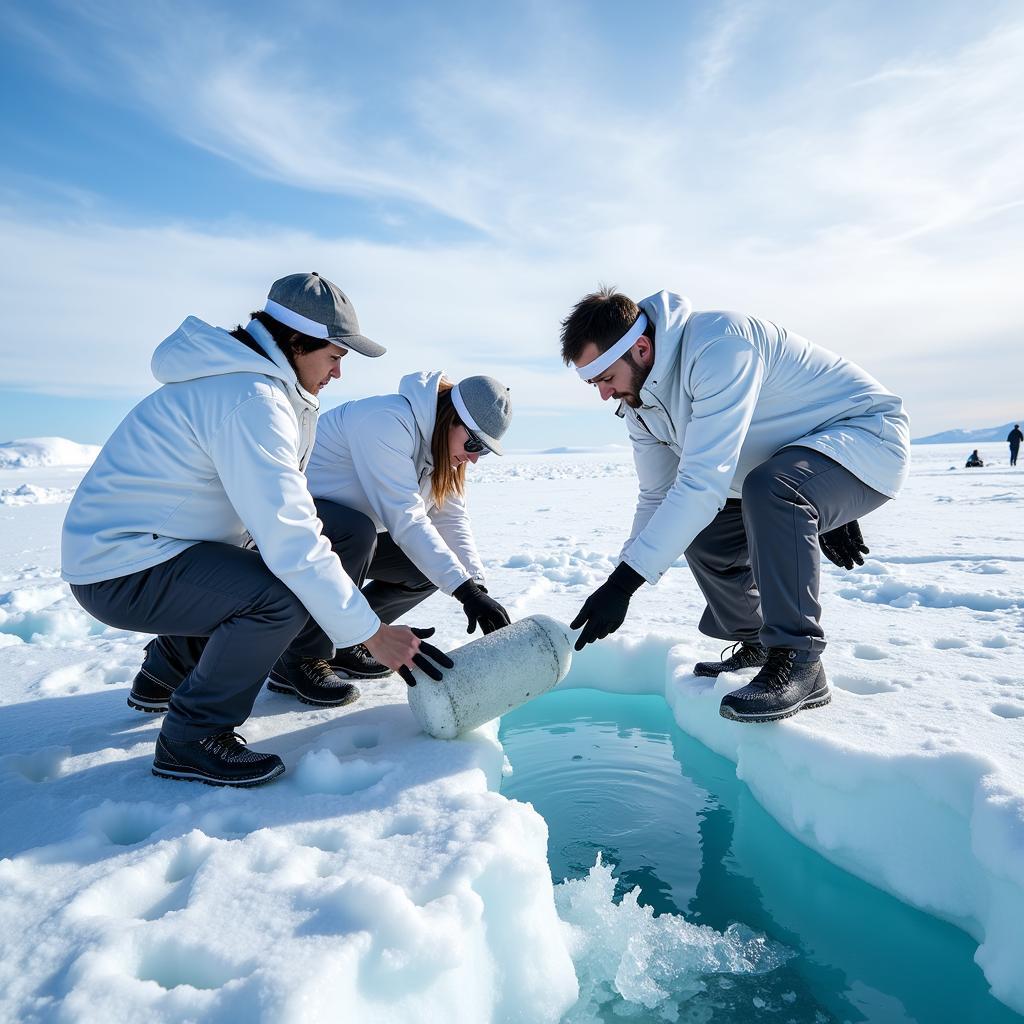 Antarctic Ice Core and Climate Change Research