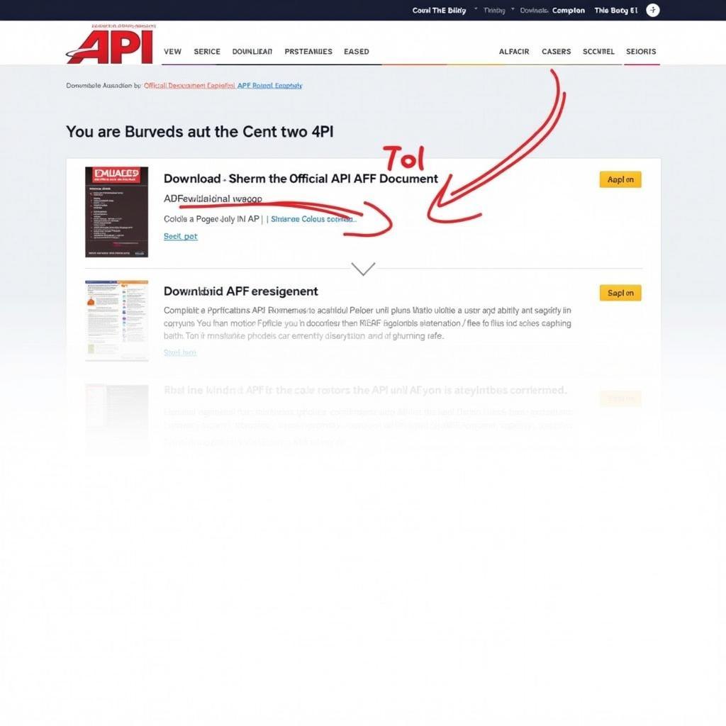 Accessing the Official API 4F PDF on the API Website