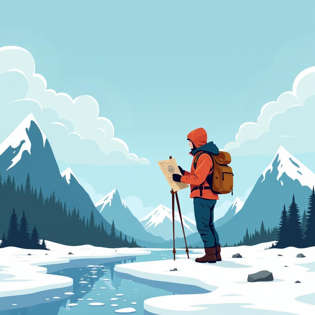 Arctic Download Guide: Explorer Navigating Icy Terrain