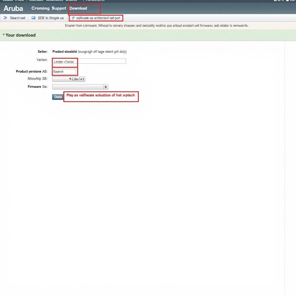 Navigating the Aruba Support Portal