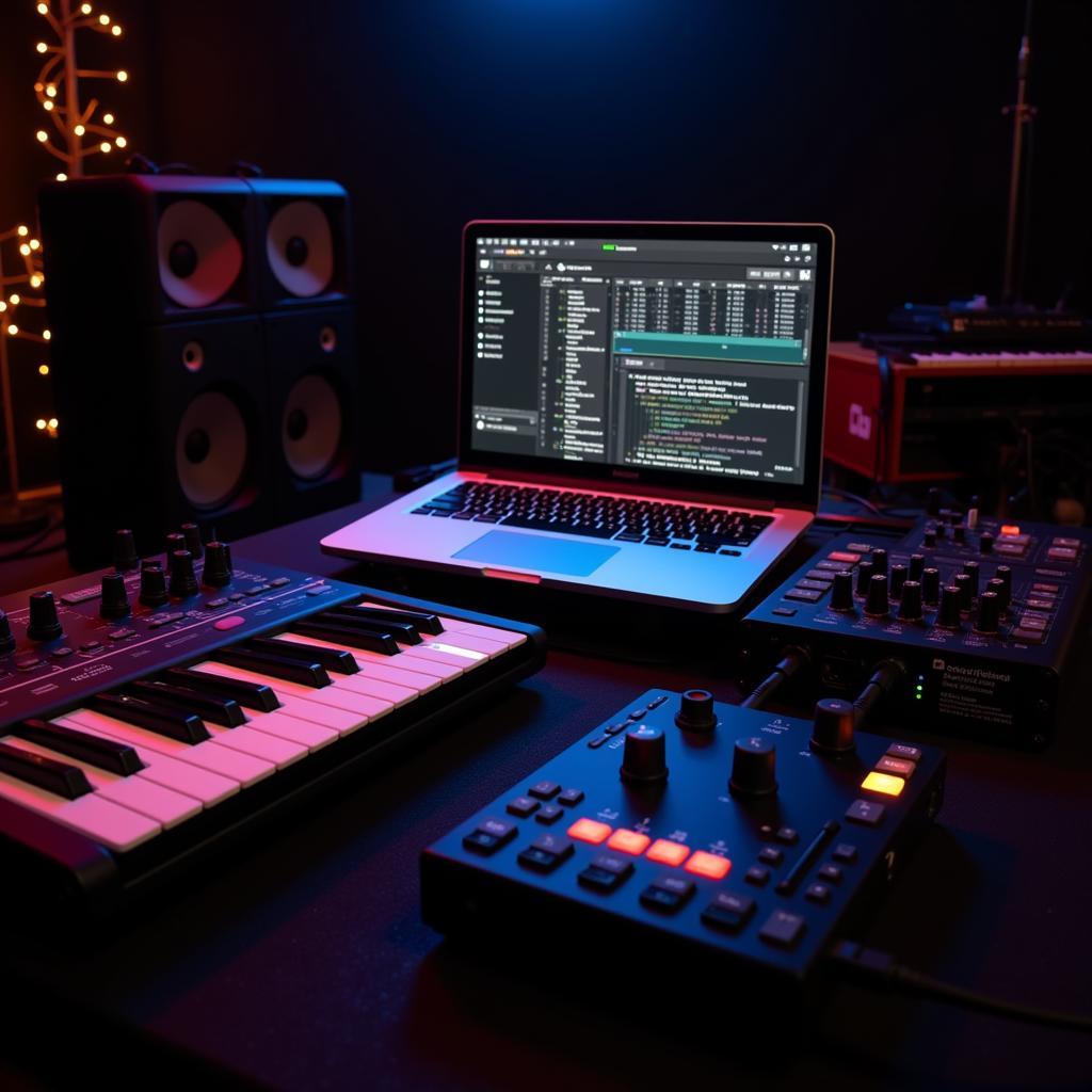 AudioMulch Live Performance Setup