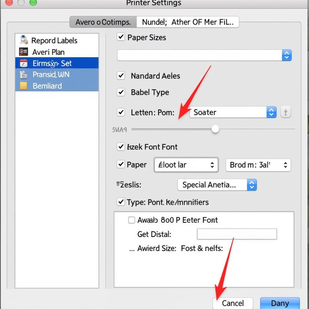 Avery 8395 Template Printer Settings