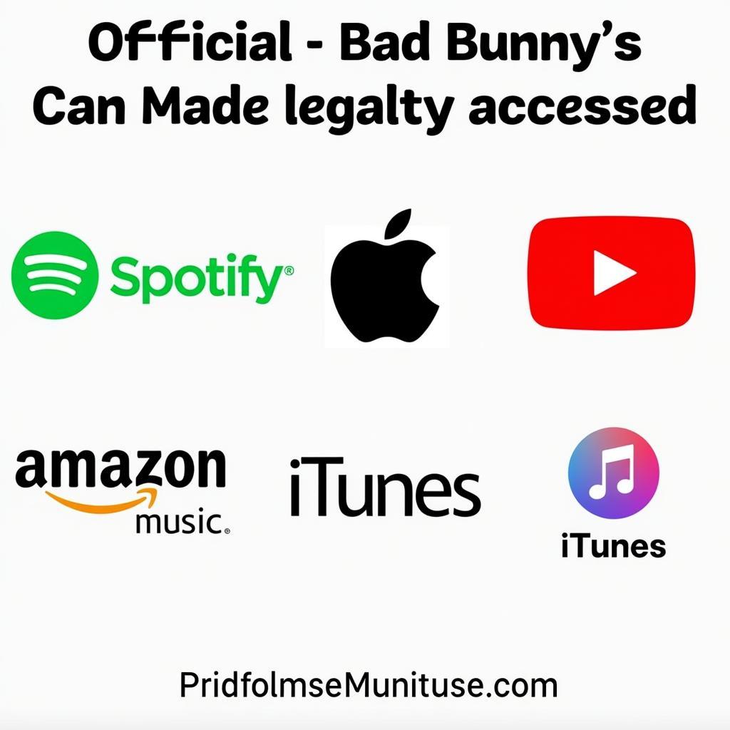 Bad Bunny Official Music Platforms