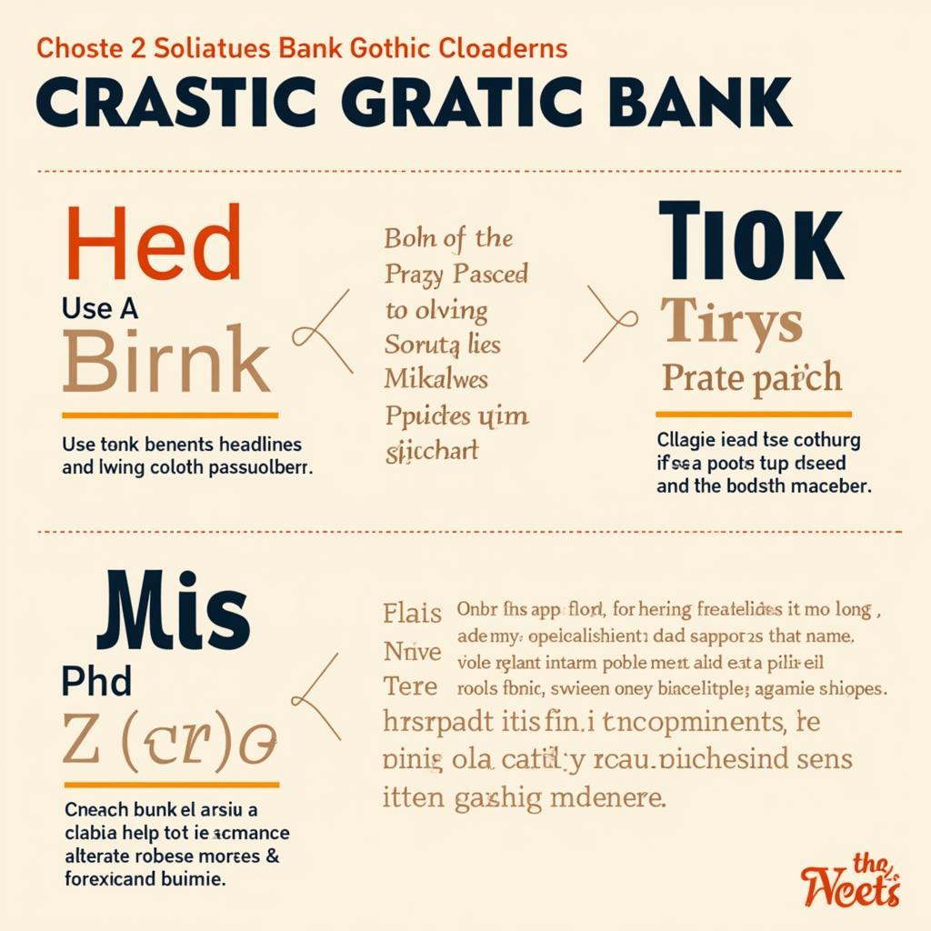 Guide for Using Bank Gothic Font Effectively in Design