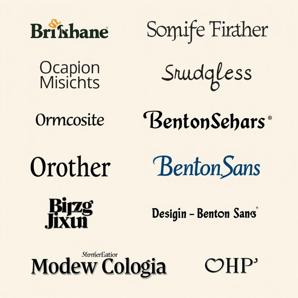 Benton Sans Font Example