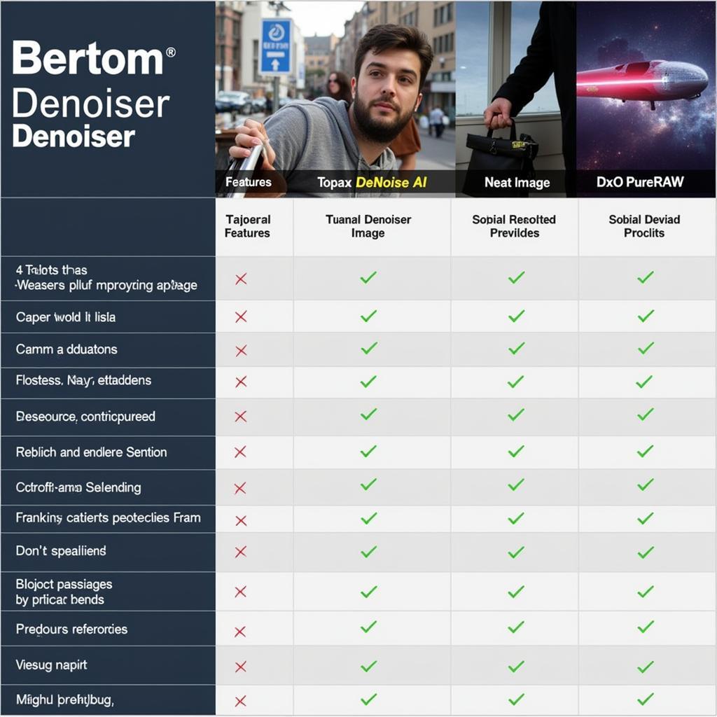 Bertom Denoiser Alternatives Comparison