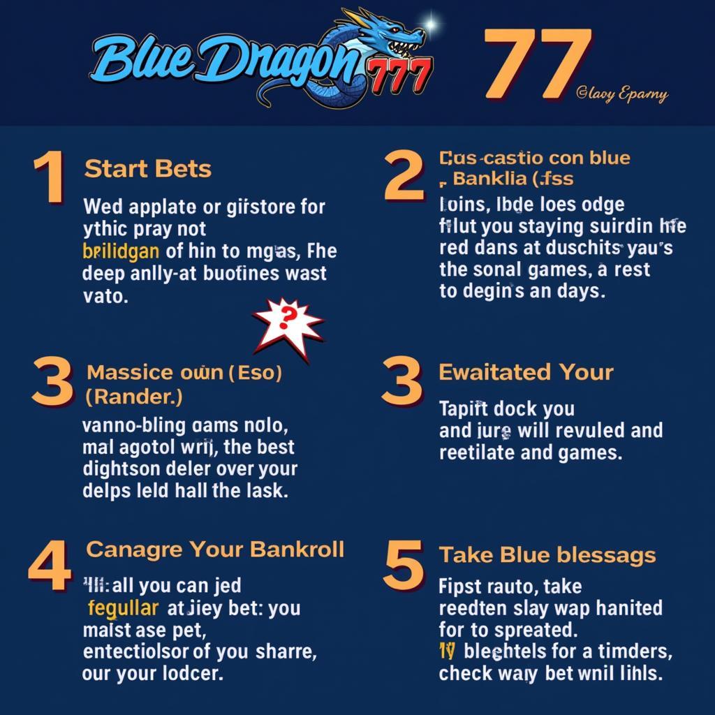 Blue Dragon 777 Gameplay Tips