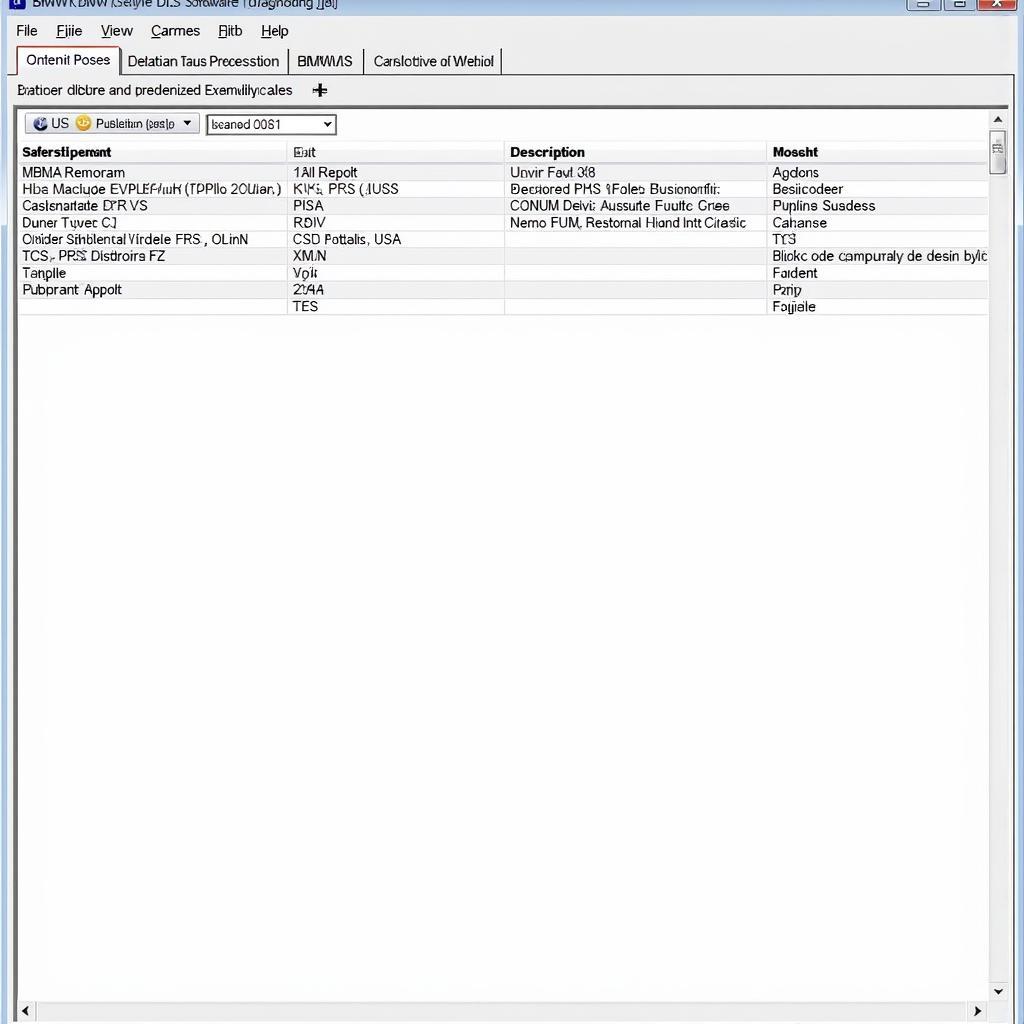 BMW DIS Software Diagnostic Report