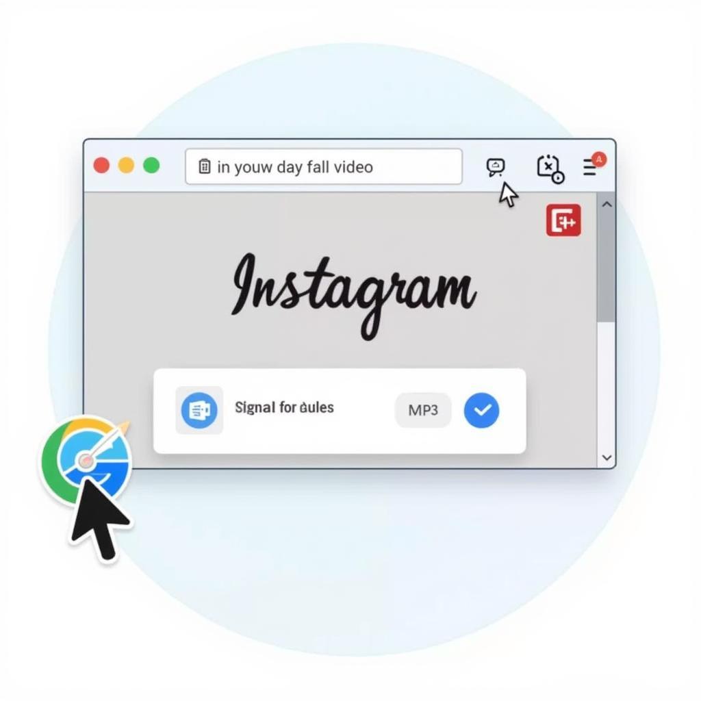 Browser Extension for Instagram MP3 Download