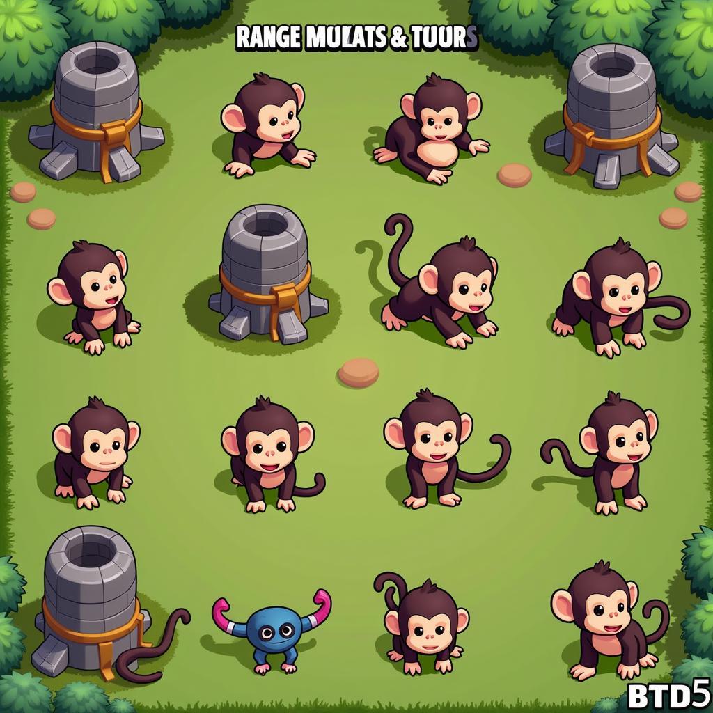 BTD 5 Monkey Towers