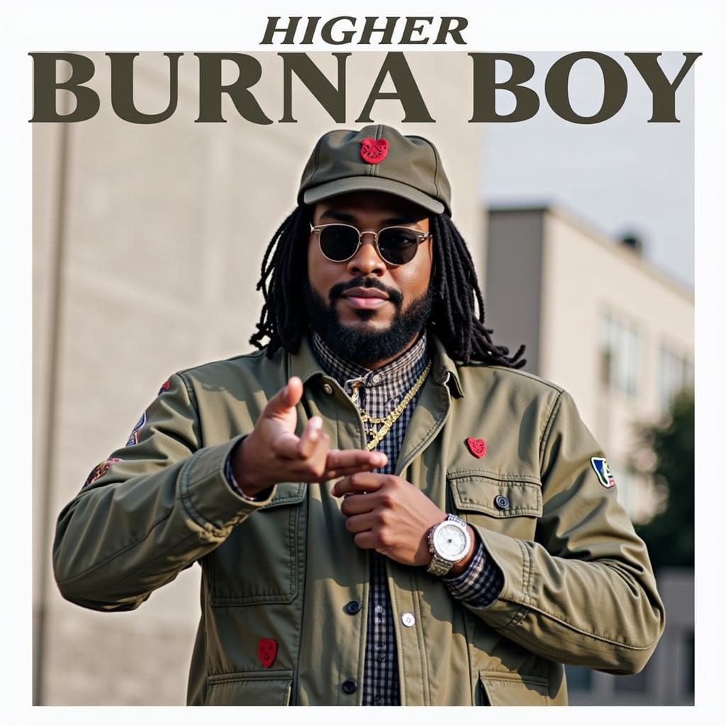 Burna Boy Higher Album Art