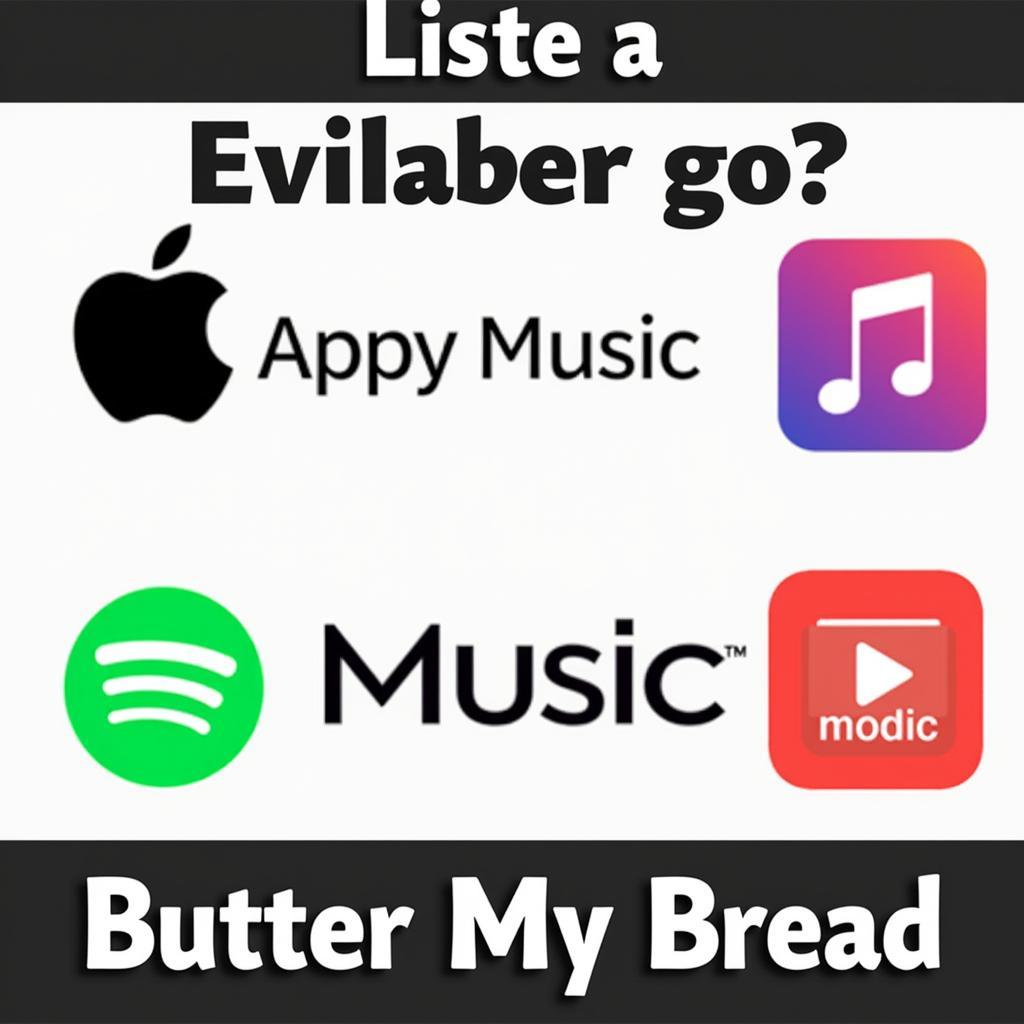 Music Streaming Platforms for Butter My Bread