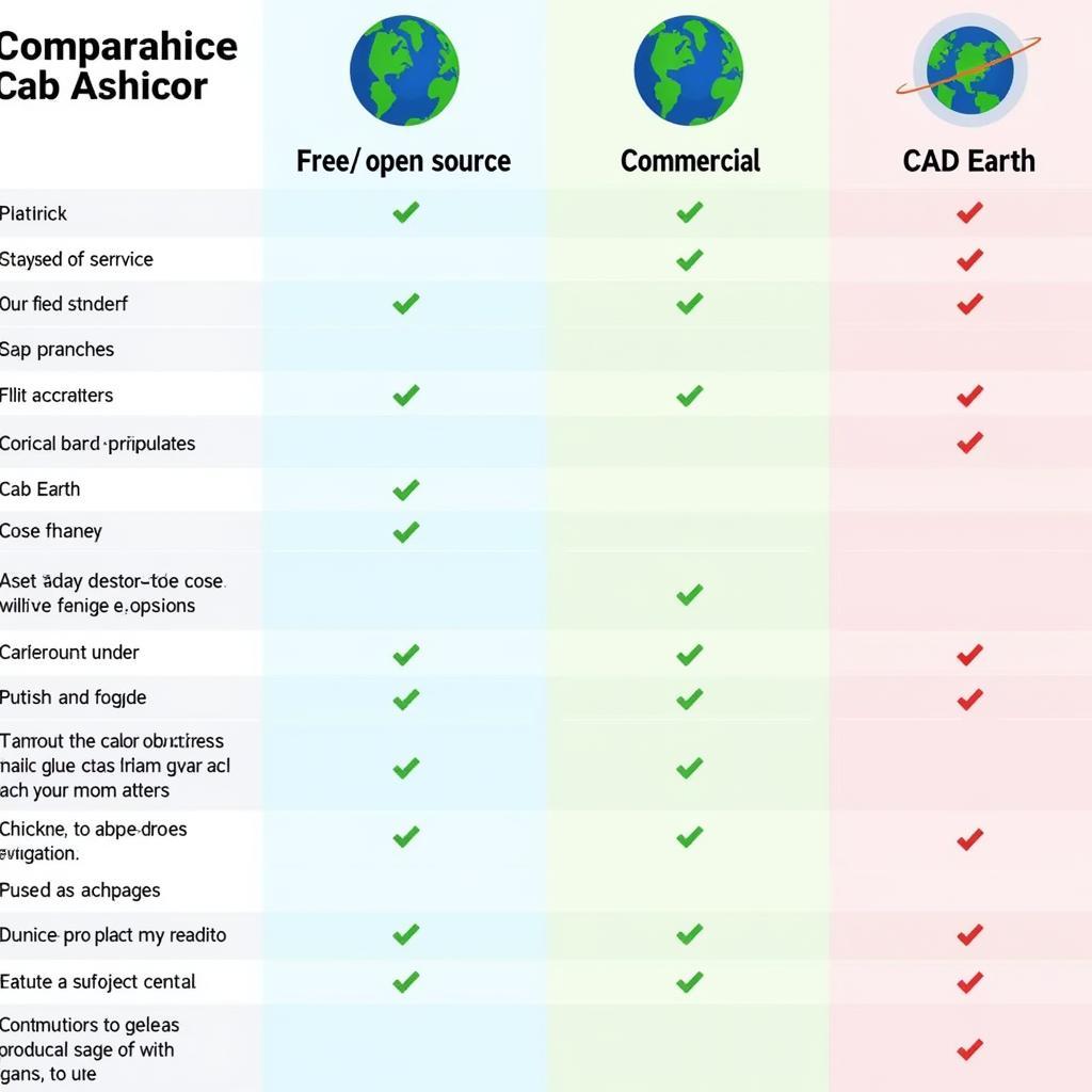 Comparing Free and Commercial CAD Earth Software