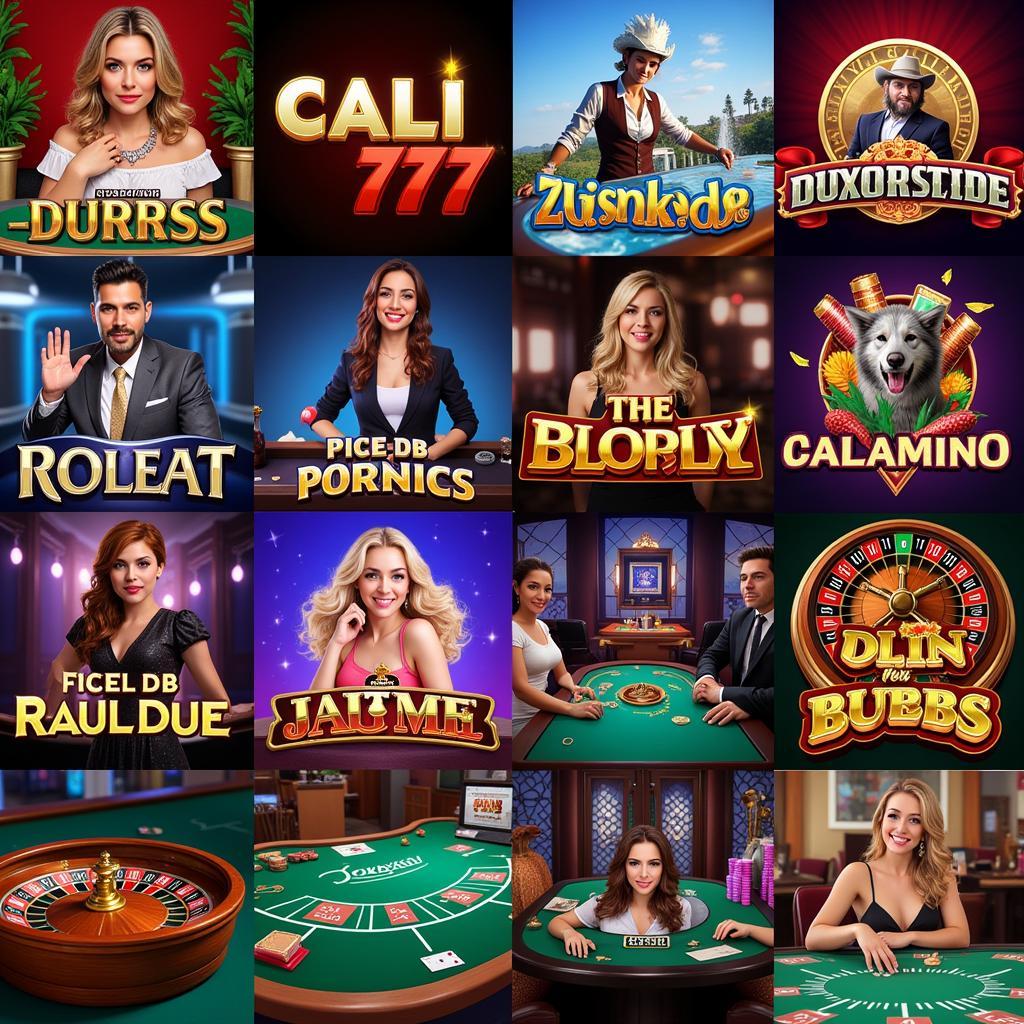 Cali 777 Game Variety Slots and Table Games