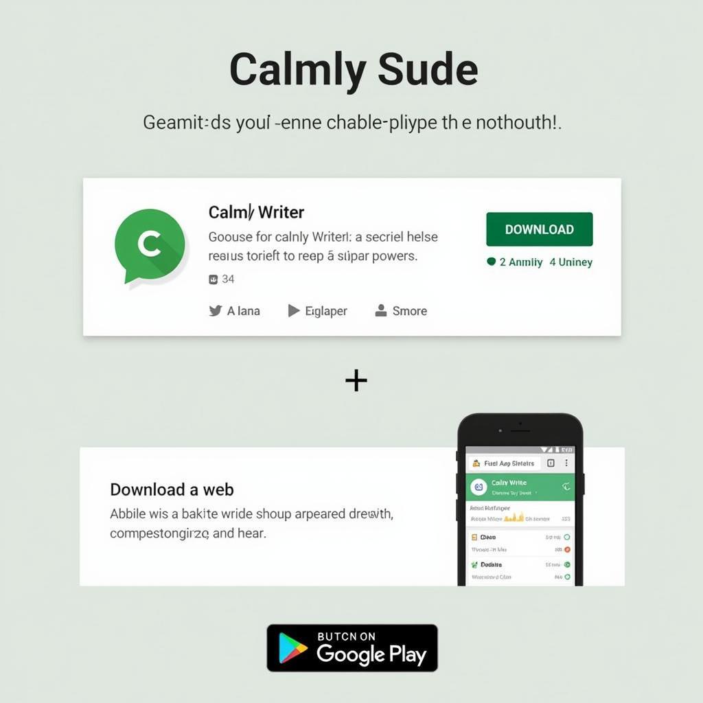 Calmly Writer Download Options: Android and Web