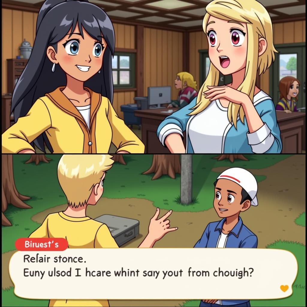 Camp Pinewood Main Characters Screenshot